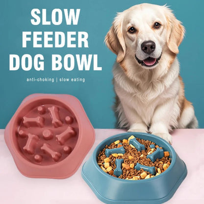 Slow Feeder Dog Bowl - Anti - Choking Puzzle Bowl - PetLiveliest - PetLiveliest