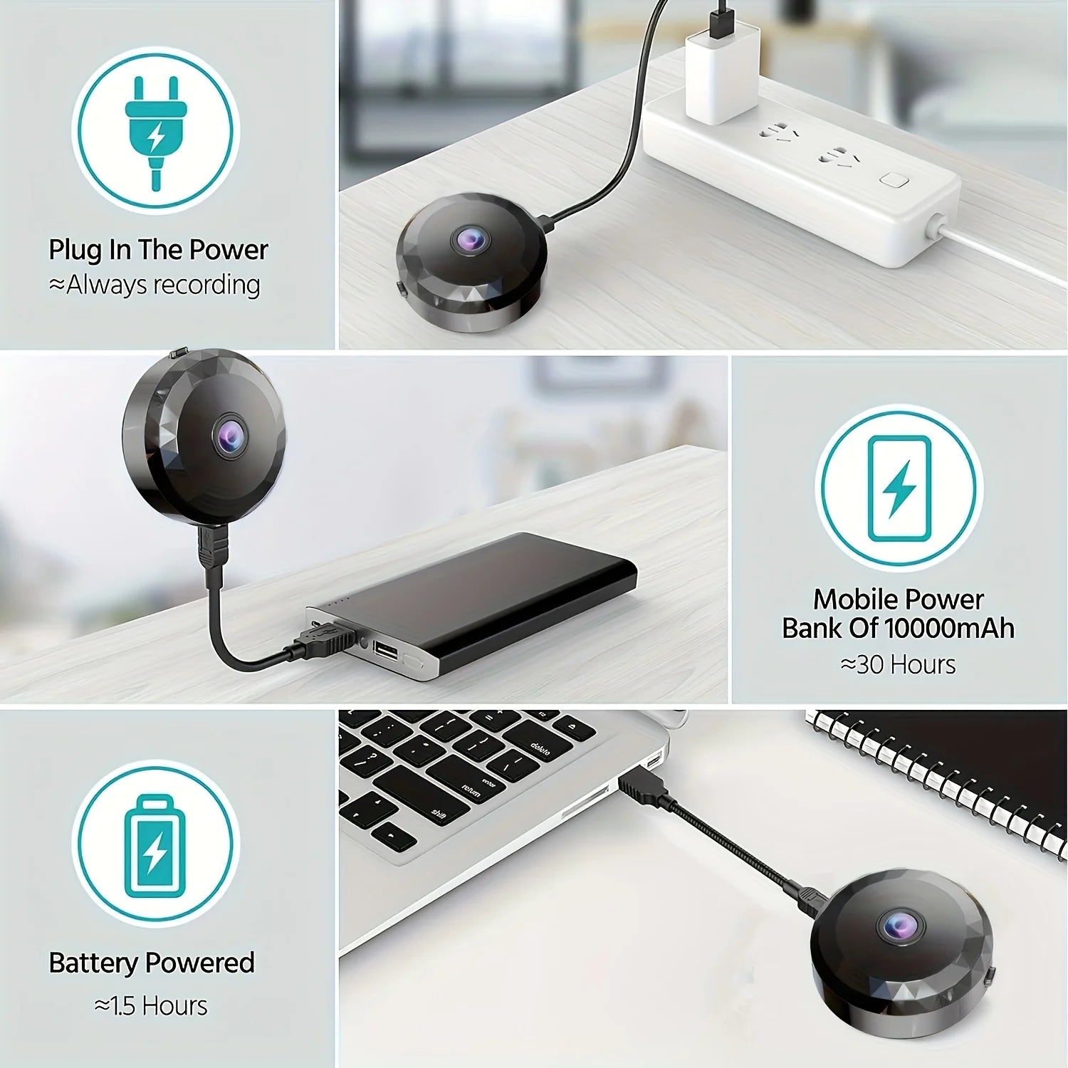 Smart Home Mini WiFi Camera - PetLiveliest - PetLiveliest