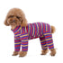 Striped Soft Breathable Jumpsuit - PetLiveliest - PetLiveliest