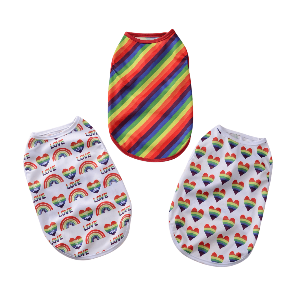 Summer Rainbow Print Dog Vest - PetLiveliest - PetLiveliest