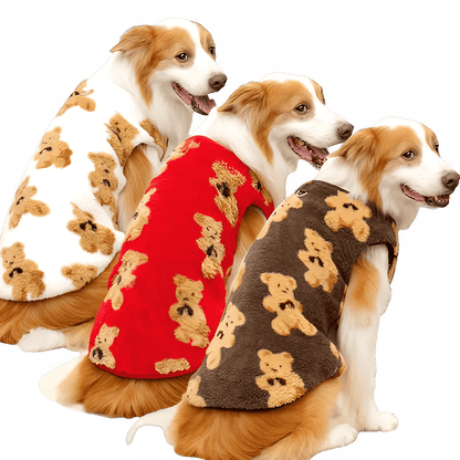 Warm Flannel Dog &amp; Cat Winter Pajamas - PetLiveliest - PetLiveliest