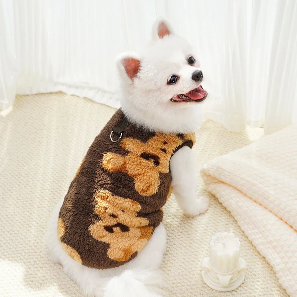 Warm Flannel Dog &amp; Cat Winter Pajamas - PetLiveliest - PetLiveliest
