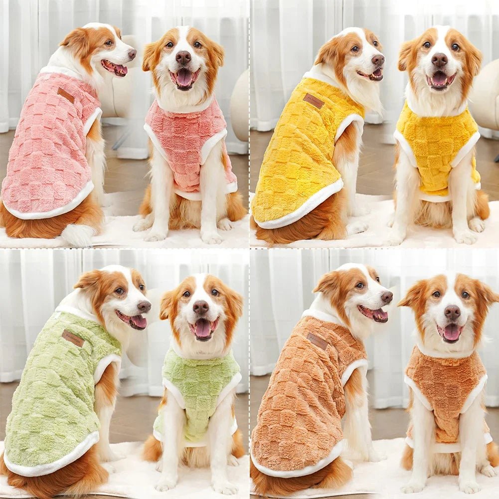 Warm Flannel Dog Sweater - Winter Pet Coat - PetLiveliest - PetLiveliest