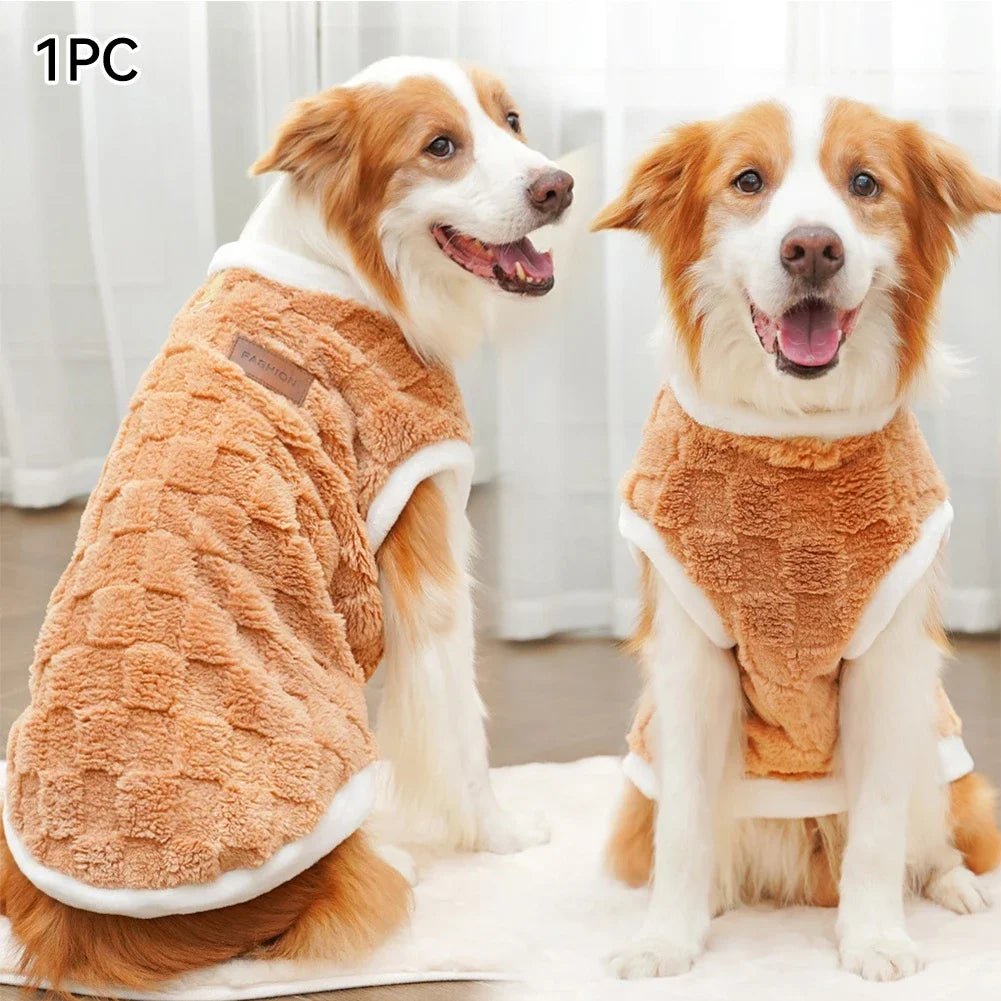 Warm Flannel Dog Sweater - Winter Pet Coat - PetLiveliest - PetLiveliest
