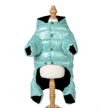 Winter Dog Jacket for Small Breeds - PetLiveliest - PetLiveliest