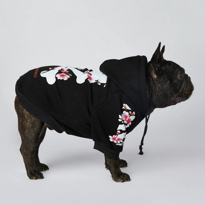 Winter Sakura Dog Hoodie - PetLiveliest - PetLiveliest