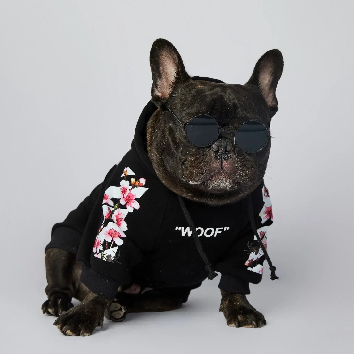 Winter Sakura Dog Hoodie - PetLiveliest - PetLiveliest