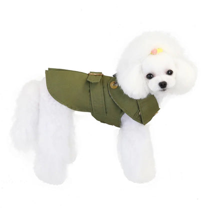Winter Warm Dog Jacket for Small Breeds - PetLiveliest - PetLiveliest